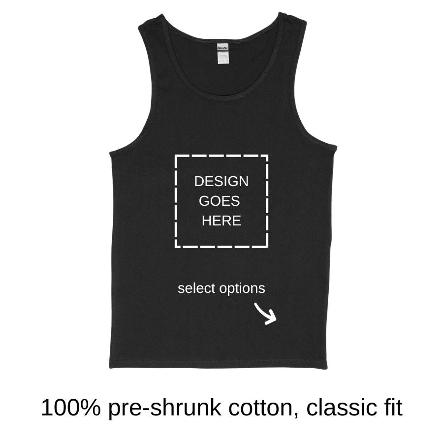 Gildan G220 - Unisex Ultra Cotton Tank - Custom