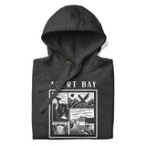 Design of Alert Bay - Unisex Hoodie , the colour is Charcoal Heather