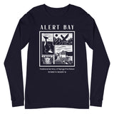 Design of Alert Bay - Unisex Long Sleeve Tee , the colour is Navy