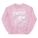Design of Alert Bay - Unisex Sweatshirt , the colour is Light Pink