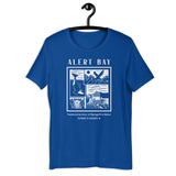 Design of Alert Bay - Unisex t-shirt , the colour is True Royal