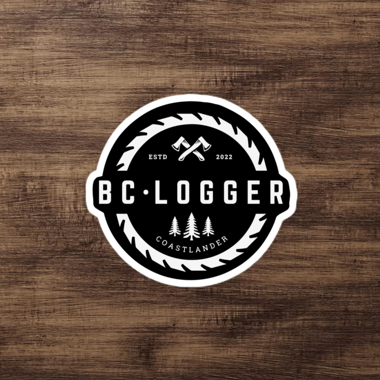 Design of BC Logger - Sticker , the colour is