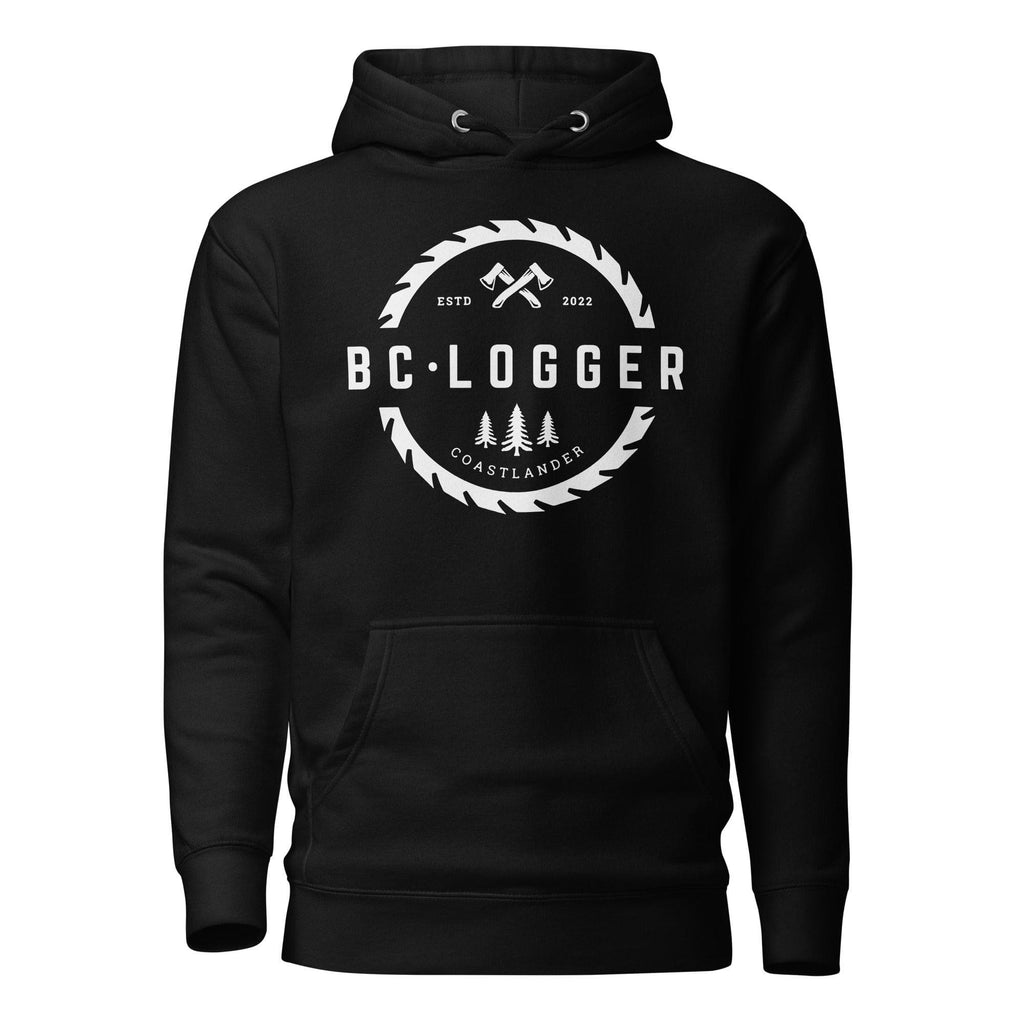 Design of BC Logger - Unisex Hoodie , the colour is Black
