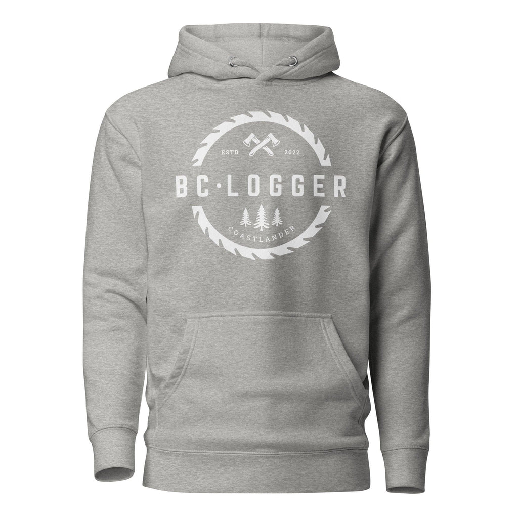 Design of BC Logger - Unisex Hoodie , the colour is Carbon Grey