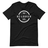 Design of BC LOGGER - Unisex t-shirt , the colour is Black Heather