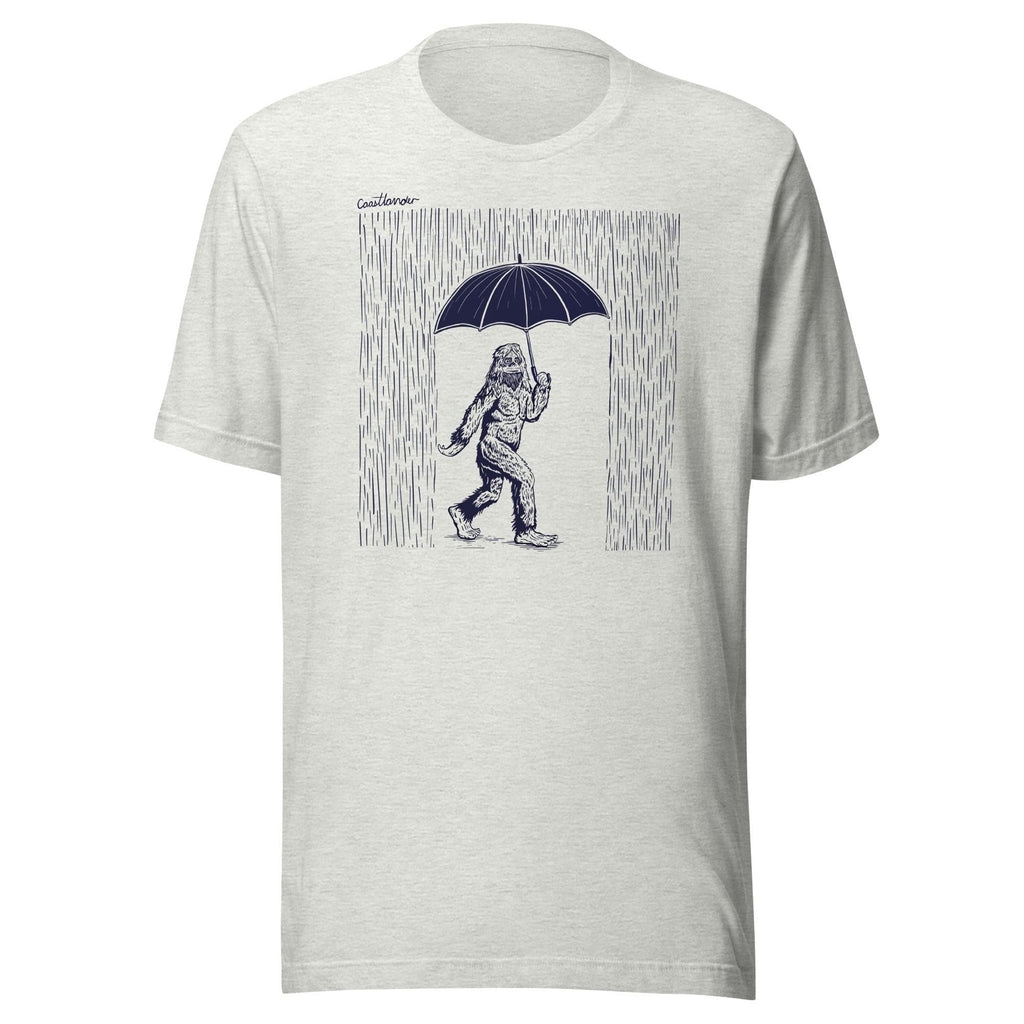 Big Foot in Rain - Unisex t-shirt - Coastlander
