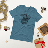 Design of Clouds & Trees - Unisex t-shirt , the colour is