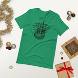 Design of Clouds & Trees - Unisex t-shirt , the colour is