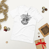 Design of Clouds & Trees - Unisex t-shirt , the colour is