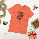Design of Clouds & Trees - Unisex t-shirt , the colour is