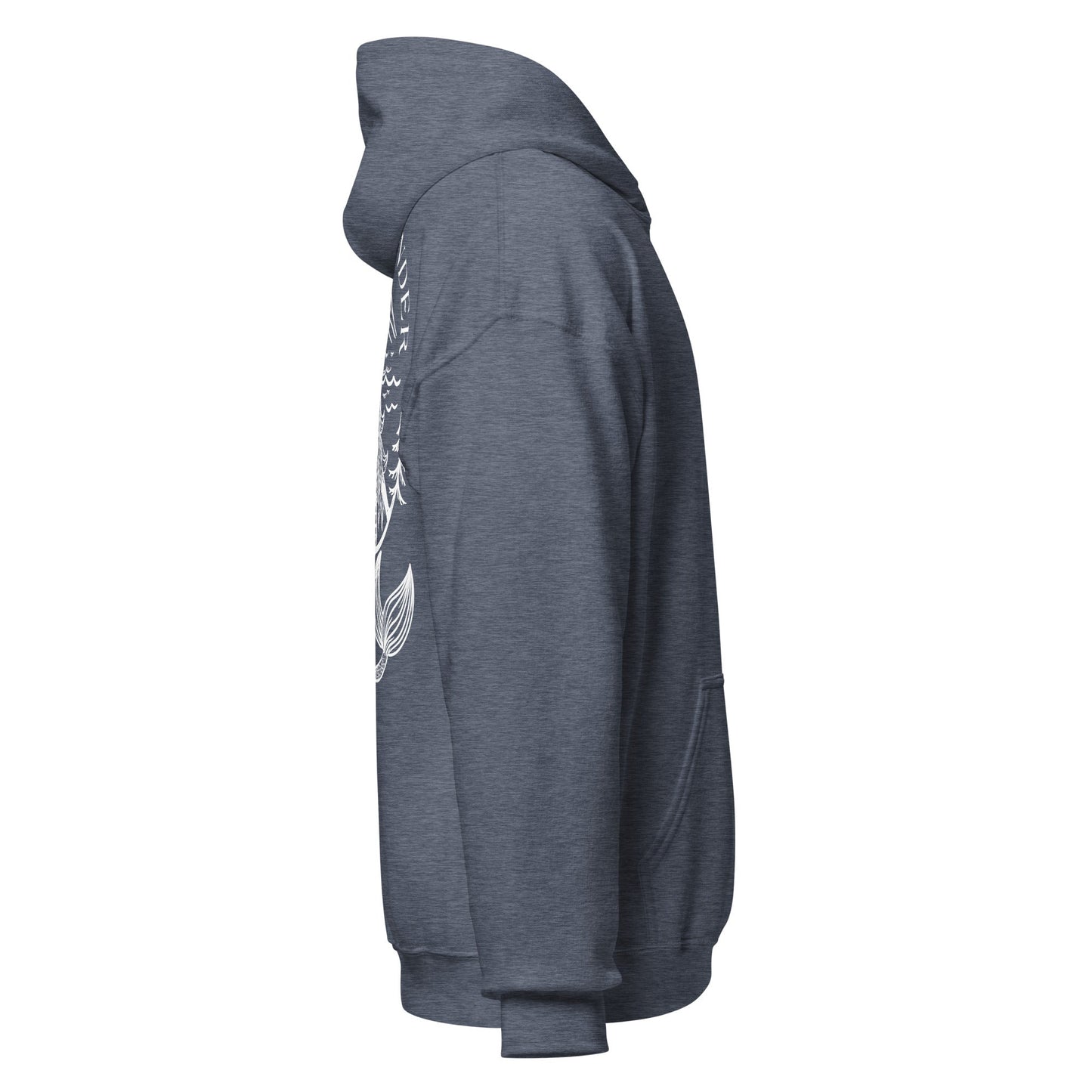 Design of Coastlander Mermaid Design - Unisex Hoodie , the colour is