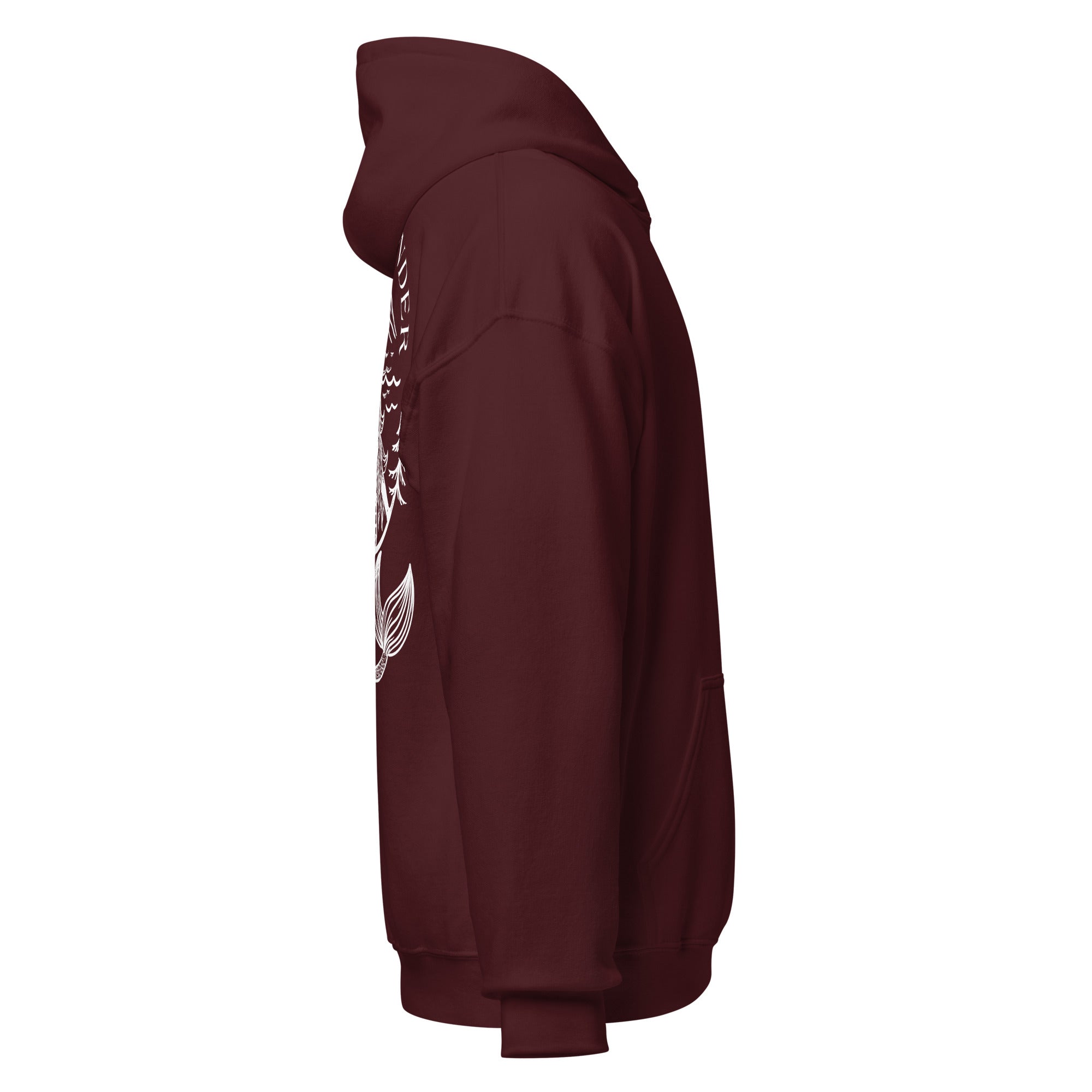Design of Coastlander Mermaid Design - Unisex Hoodie , the colour is