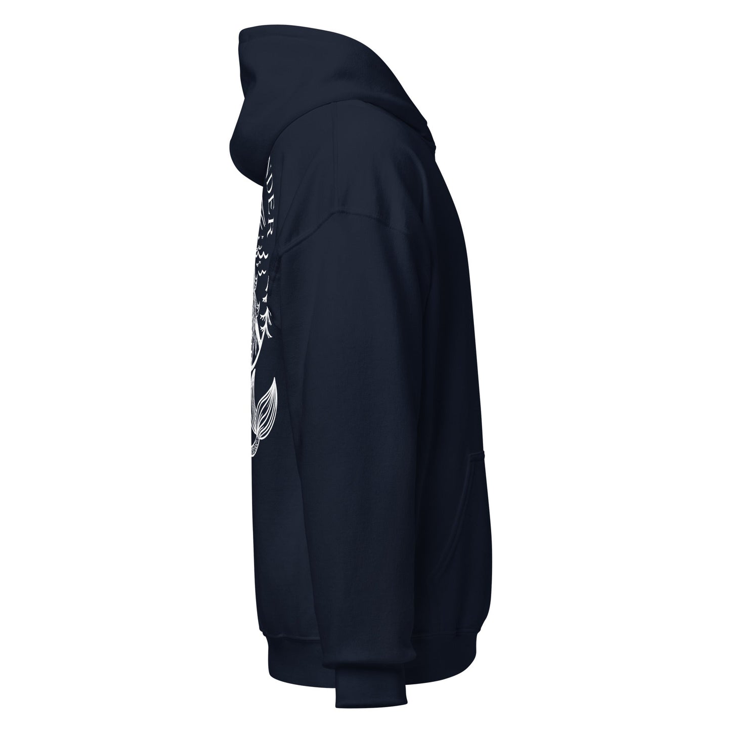 Design of Coastlander Mermaid Design - Unisex Hoodie , the colour is