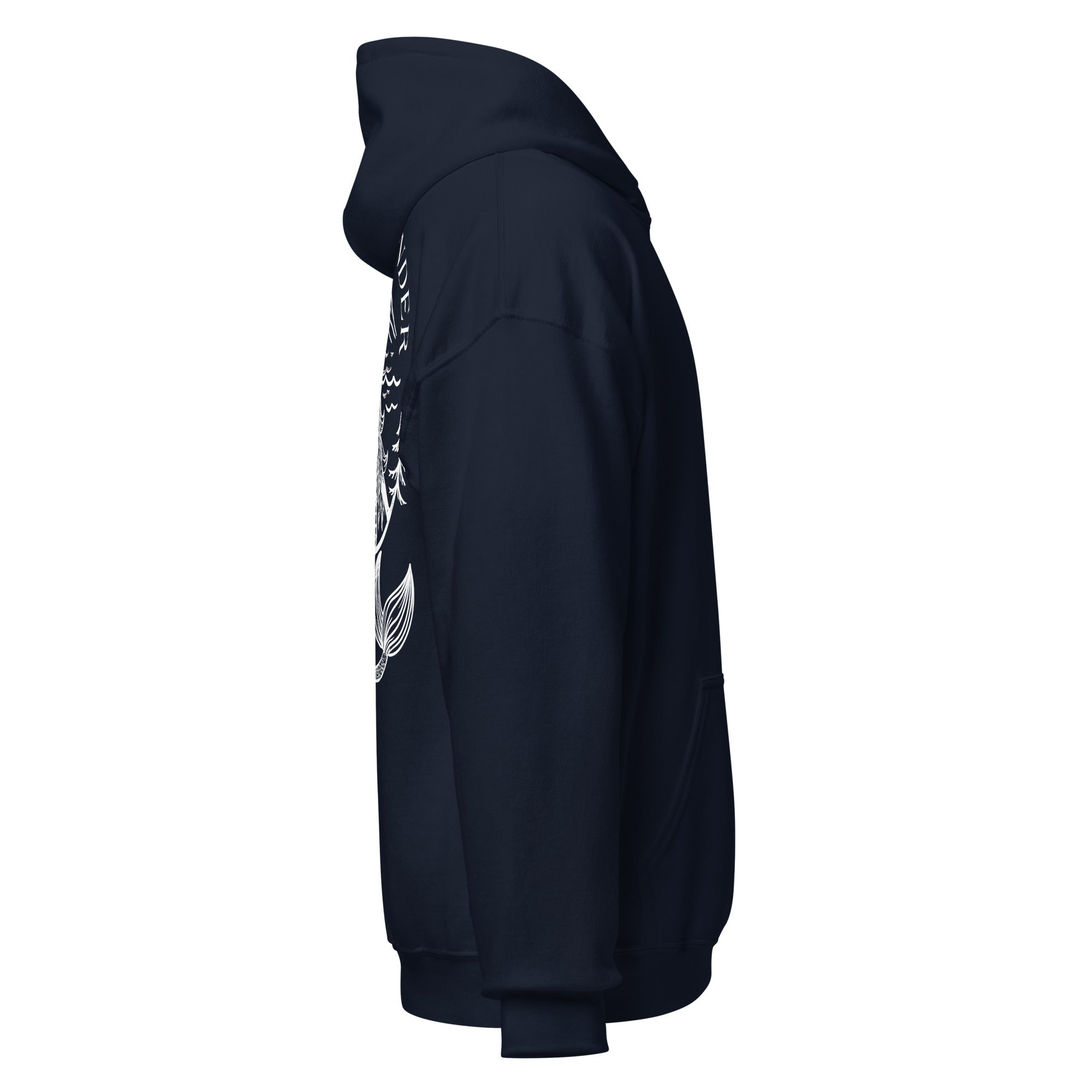 Design of Coastlander Mermaid Design - Unisex Hoodie , the colour is