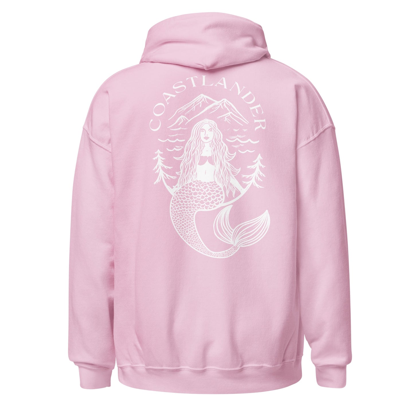 Design of Coastlander Mermaid Design - Unisex Hoodie , the colour is
