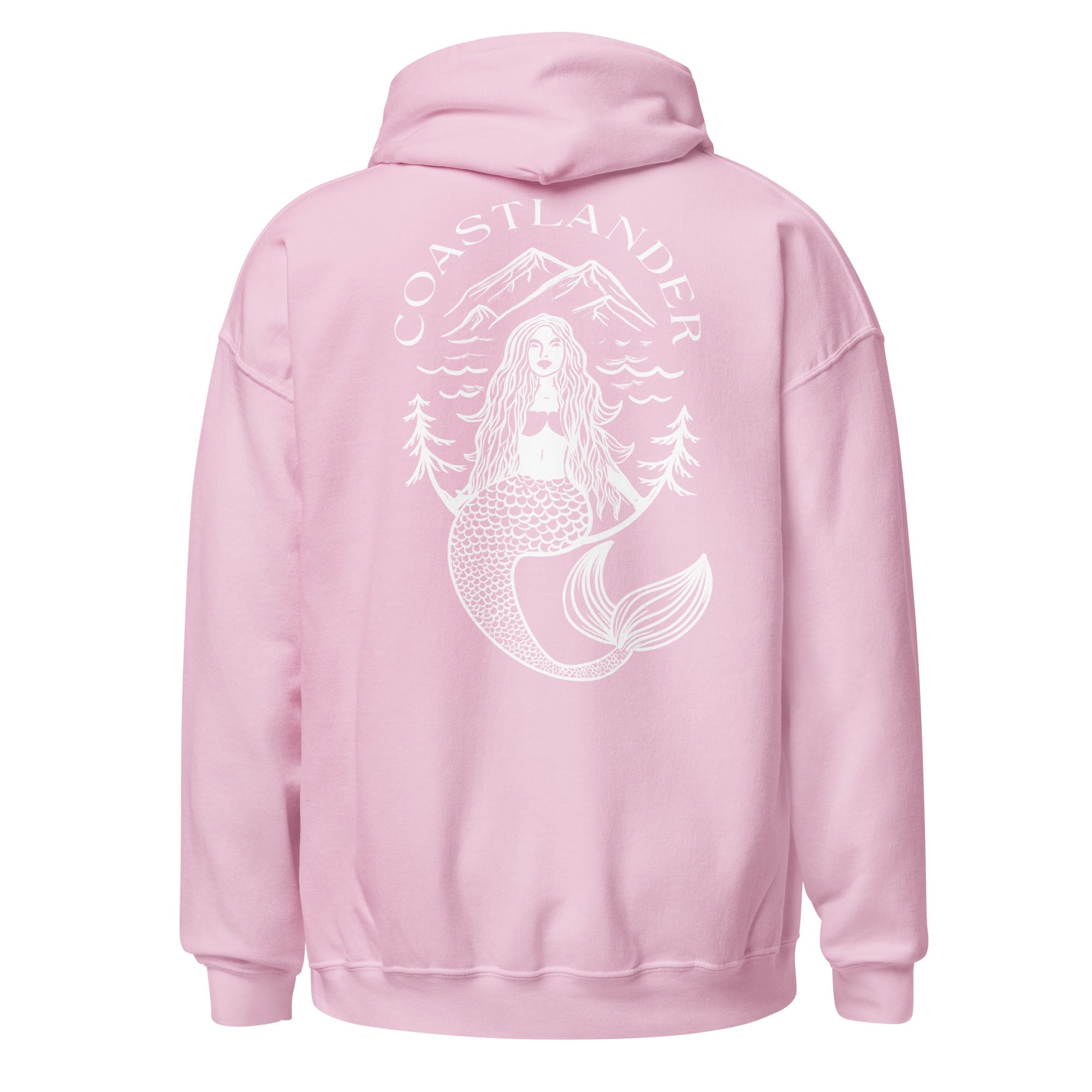 Design of Coastlander Mermaid Design - Unisex Hoodie , the colour is