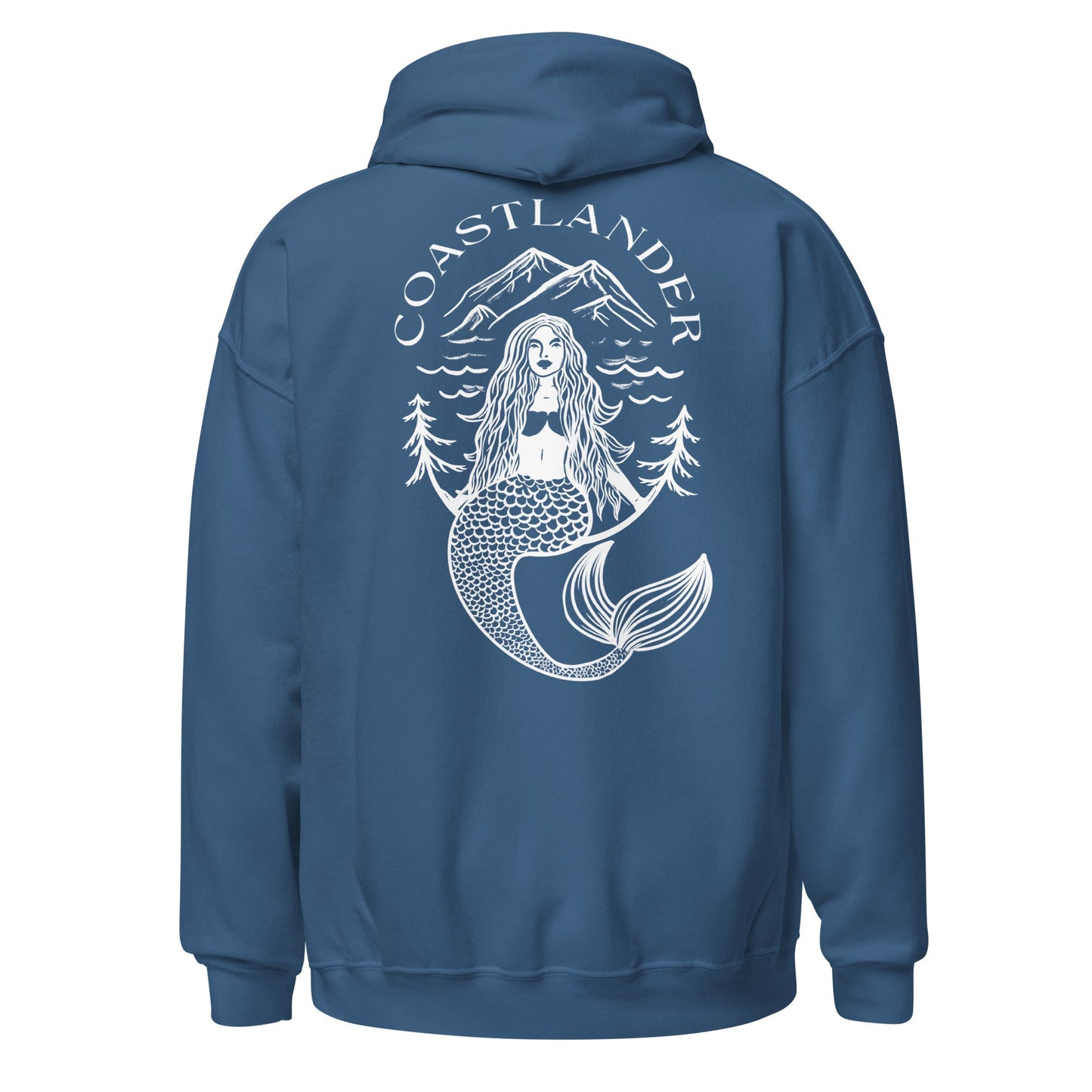 Design of Coastlander Mermaid Design - Unisex Hoodie , the colour is
