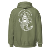 Design of Coastlander Mermaid Design - Unisex Hoodie , the colour is