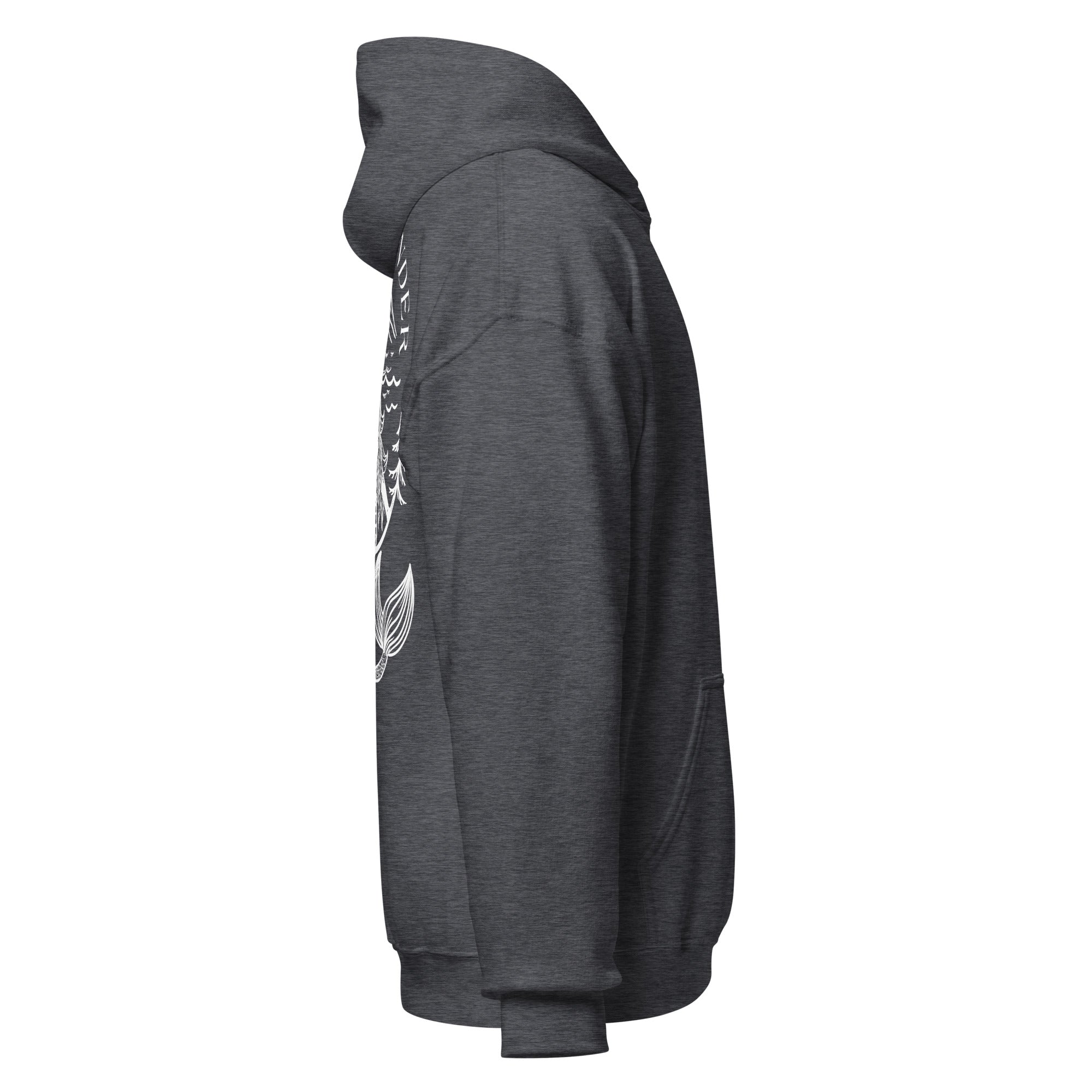 Design of Coastlander Mermaid Design - Unisex Hoodie , the colour is