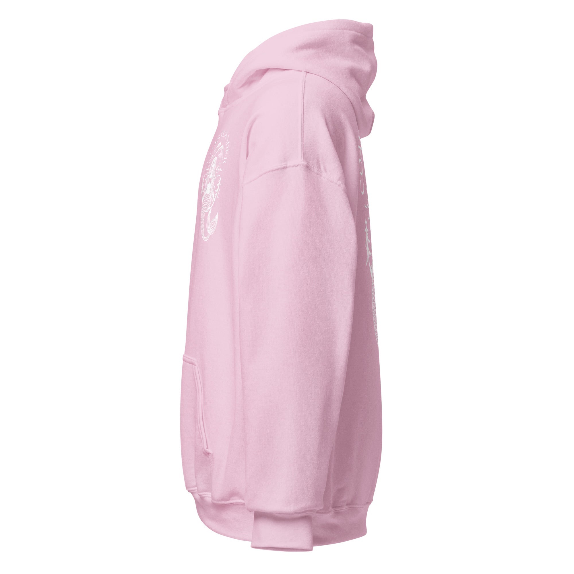 Design of Coastlander Mermaid Design - Unisex Hoodie , the colour is