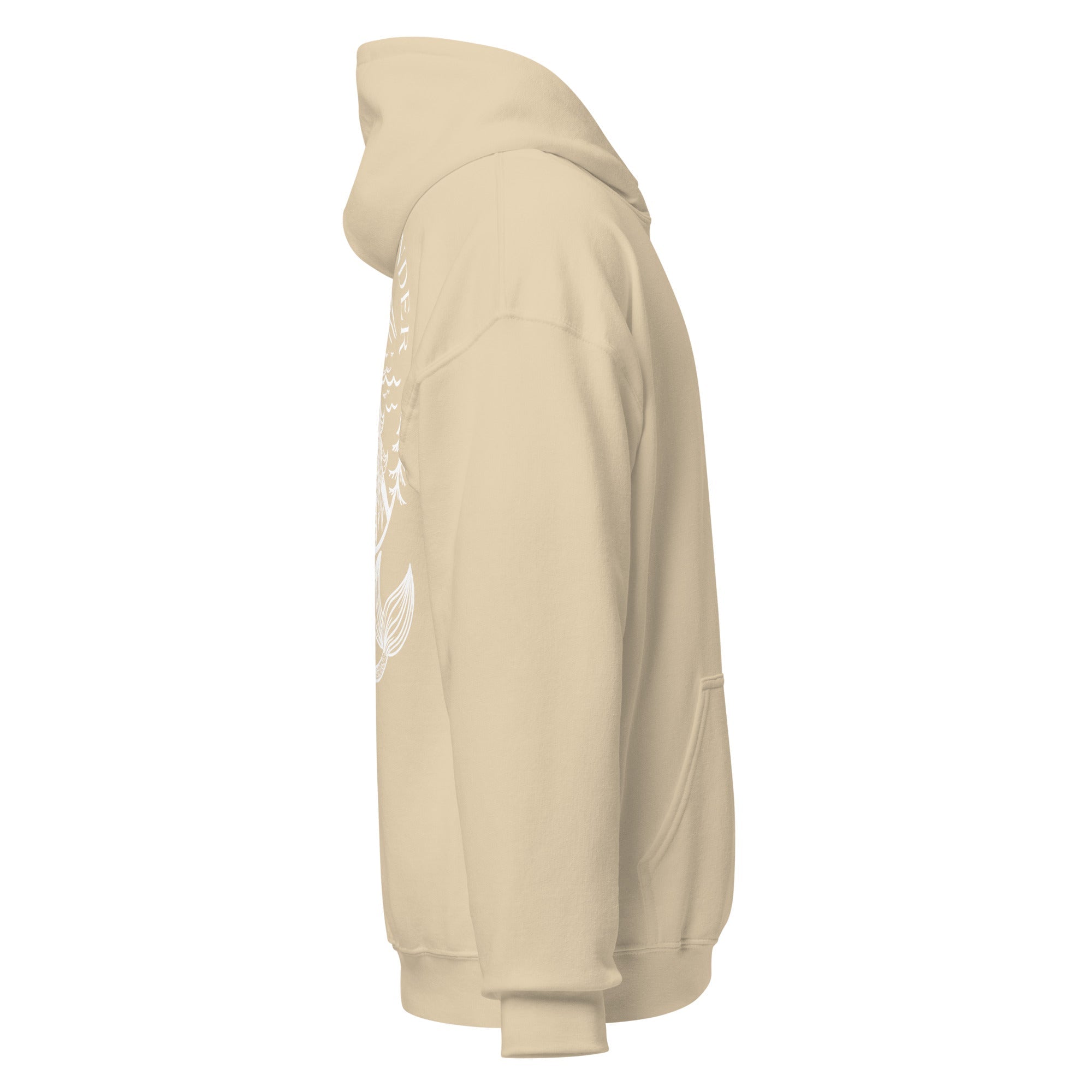 Design of Coastlander Mermaid Design - Unisex Hoodie , the colour is