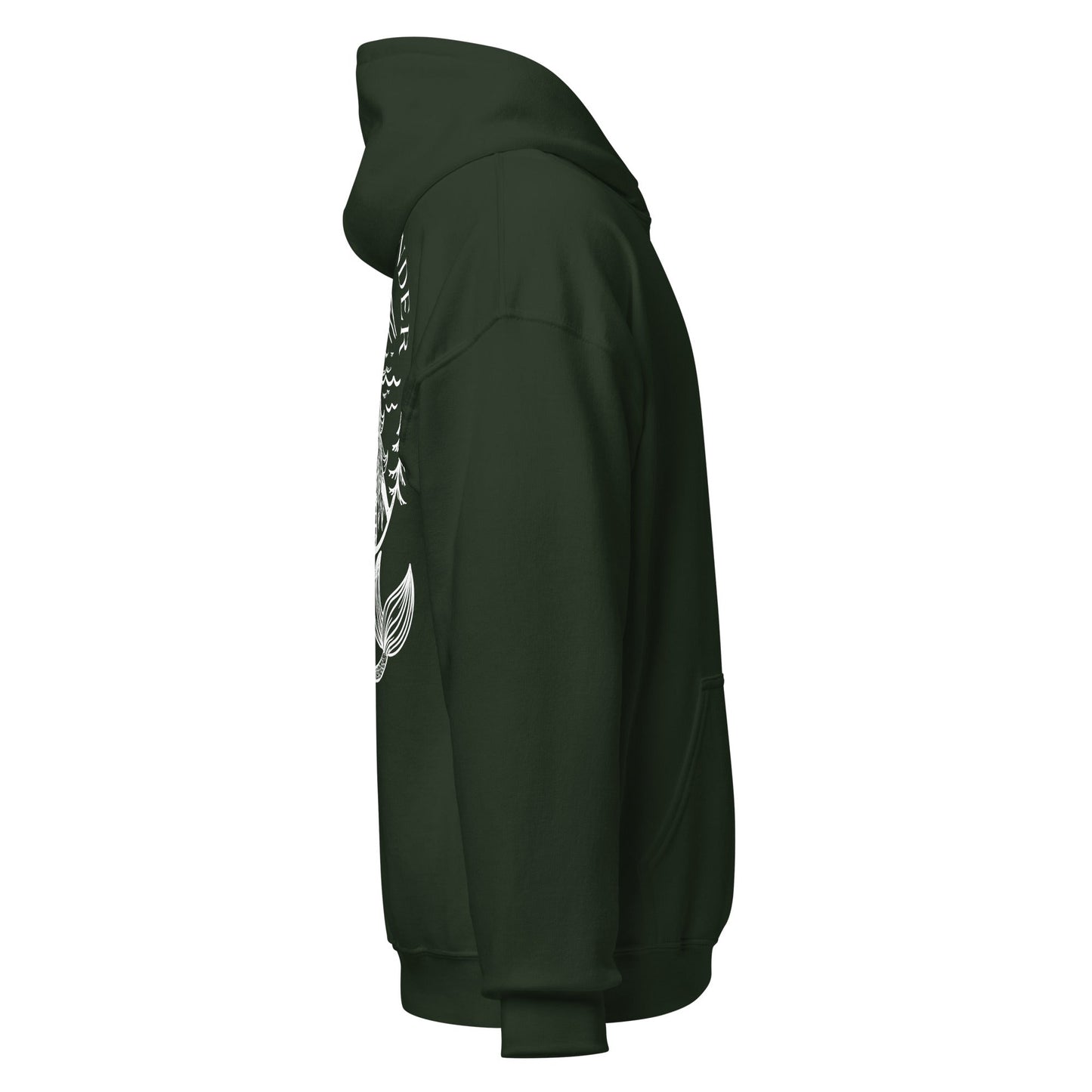 Design of Coastlander Mermaid Design - Unisex Hoodie , the colour is