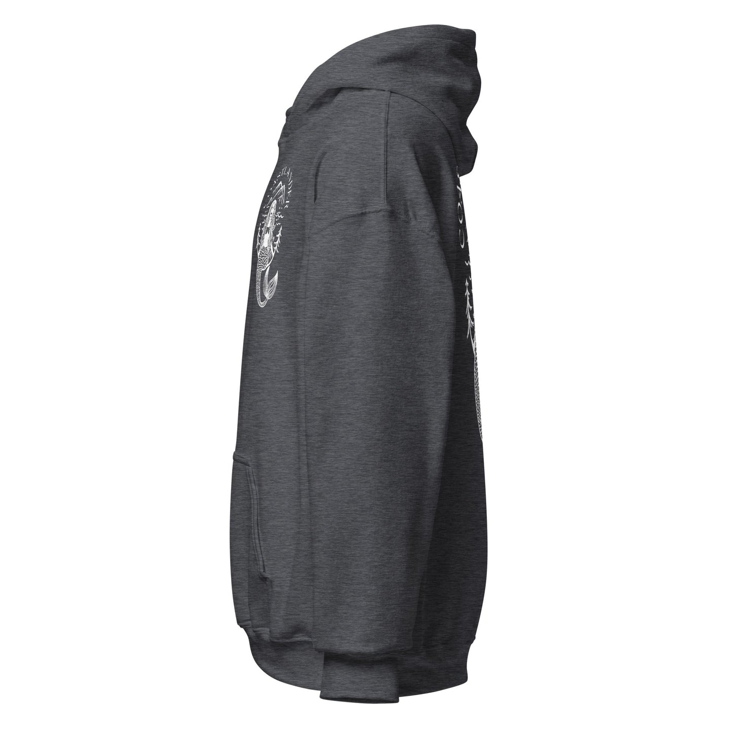 Design of Coastlander Mermaid Design - Unisex Hoodie , the colour is