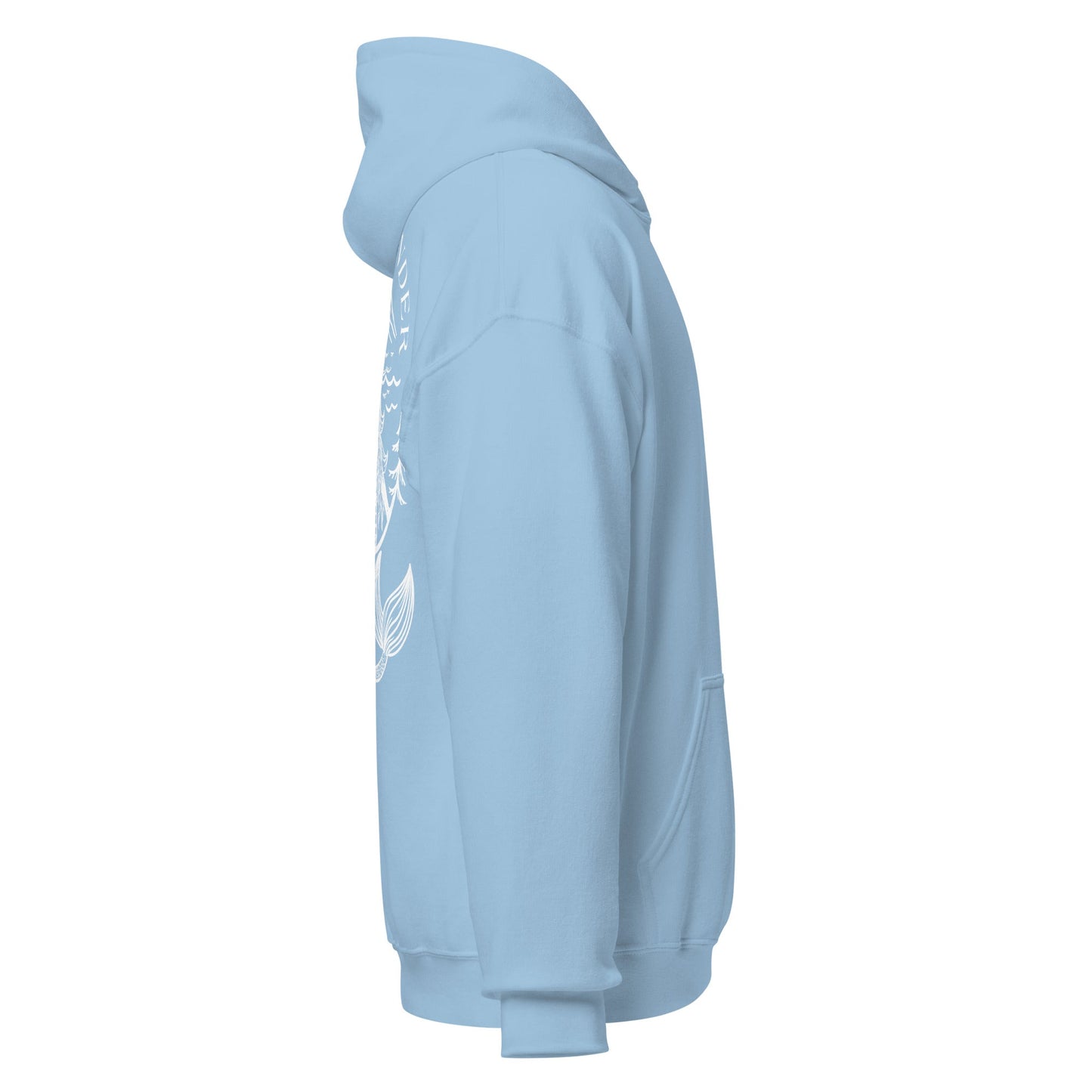 Design of Coastlander Mermaid Design - Unisex Hoodie , the colour is