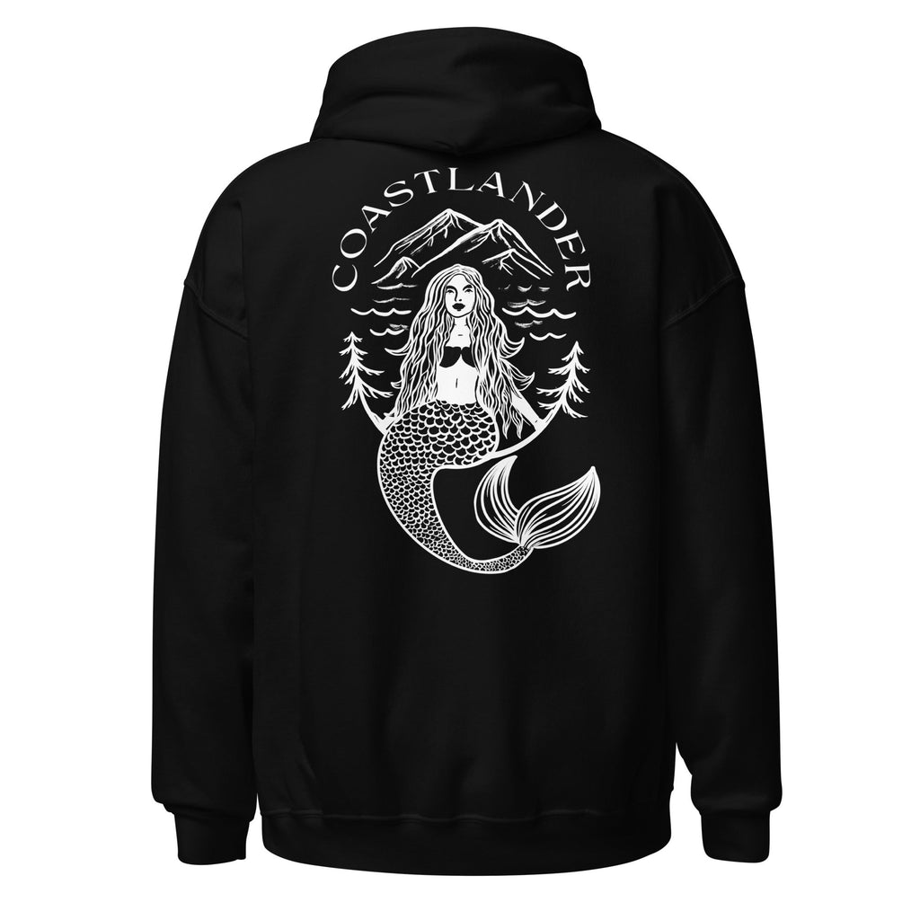 Design of Coastlander Mermaid Design - Unisex Hoodie , the colour is