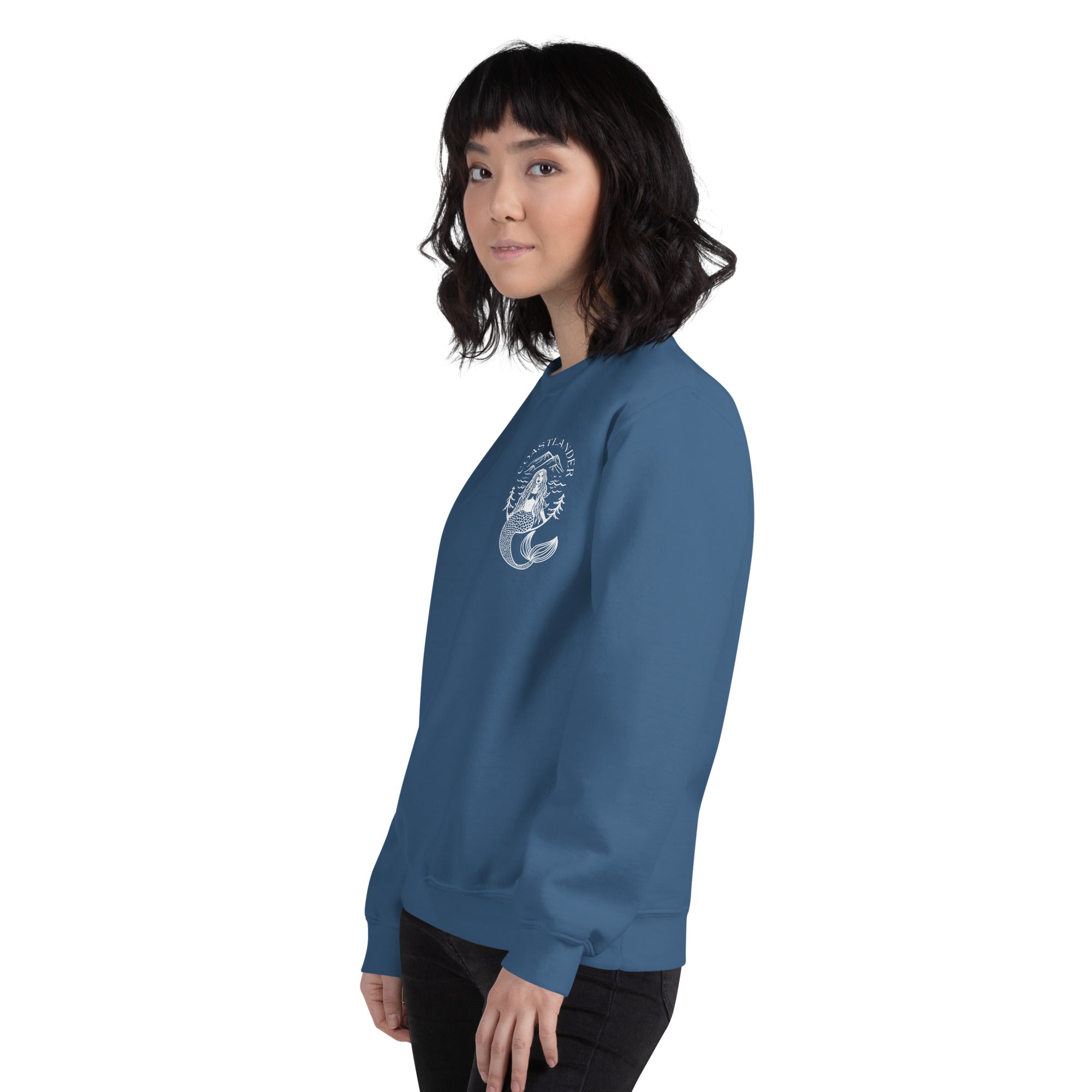 Design of Coastlander Mermaid Design - Unisex Sweatshirt , the colour is