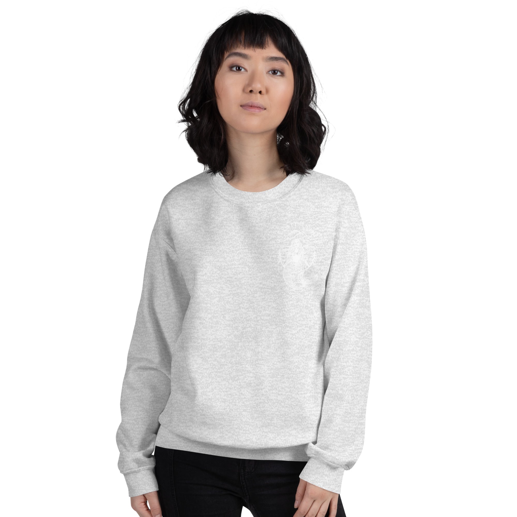 Design of Coastlander Mermaid Design - Unisex Sweatshirt , the colour is