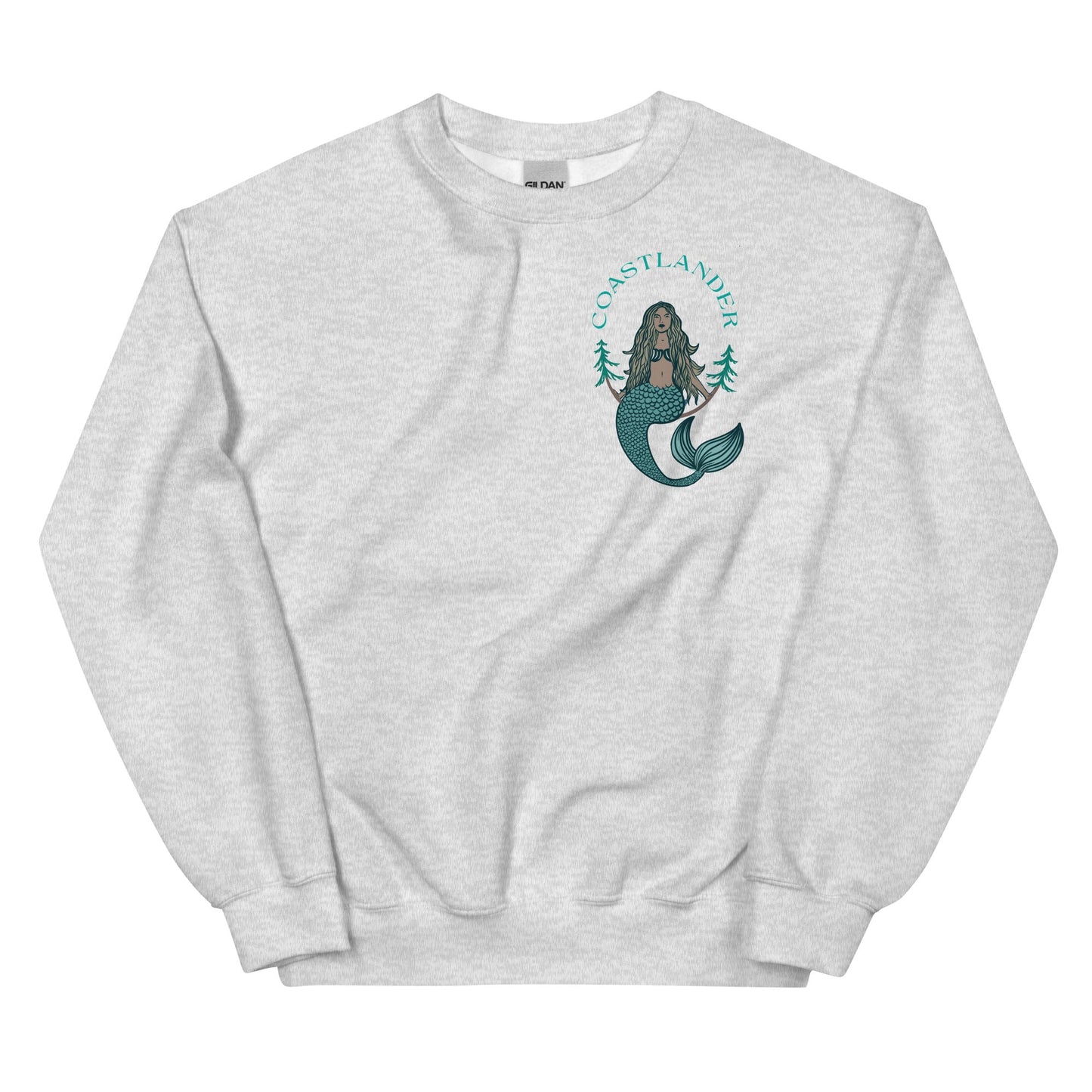 Design of Coastlander Mermaid Design - Unisex Sweatshirt , the colour is