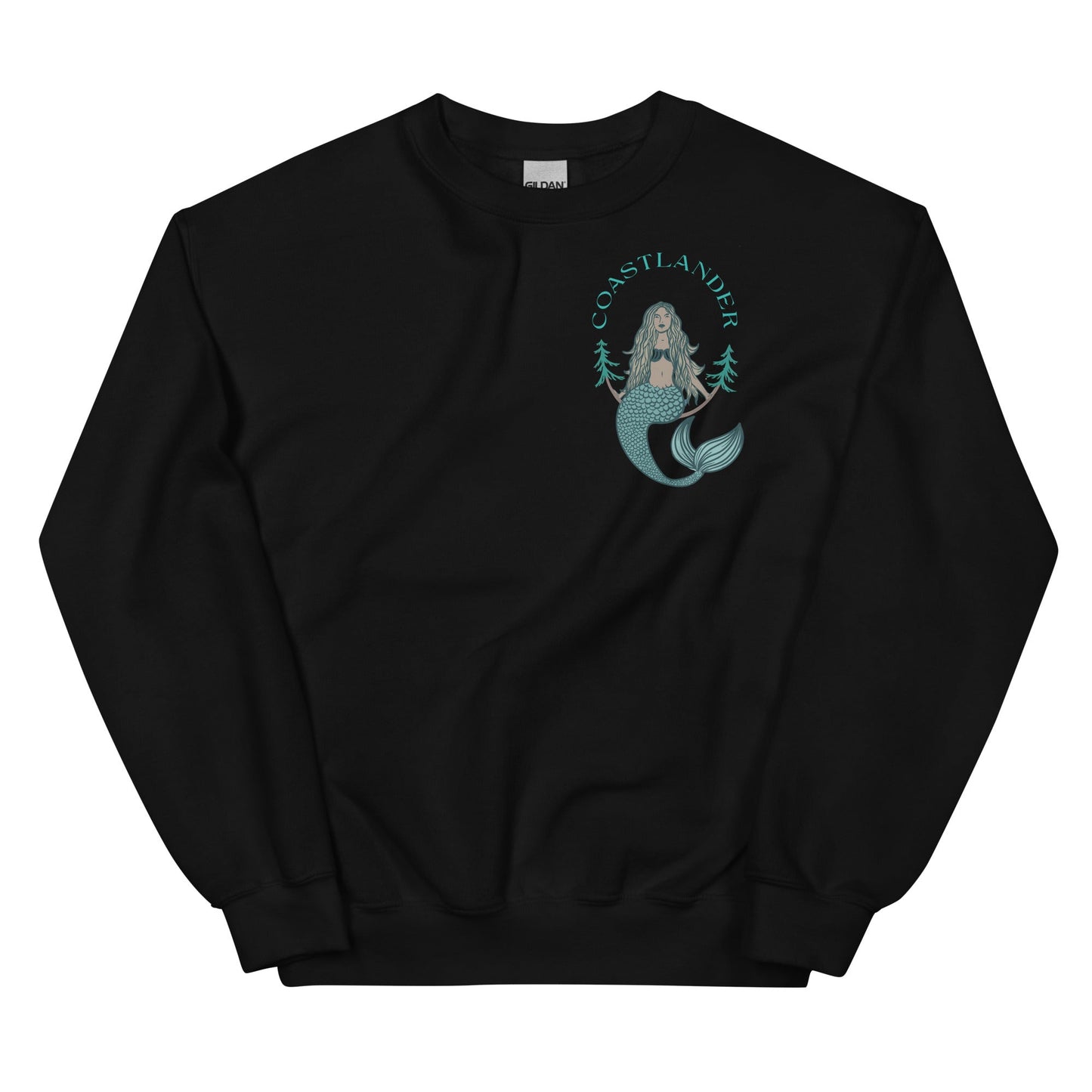 Design of Coastlander Mermaid Design - Unisex Sweatshirt , the colour is