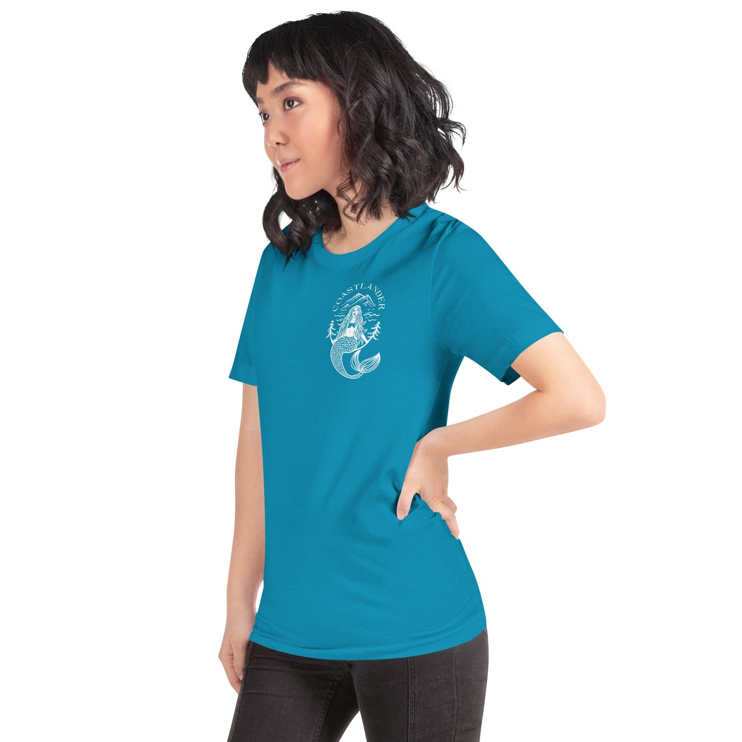 Design of Coastlander Mermaid Design - Unisex t-shirt , the colour is