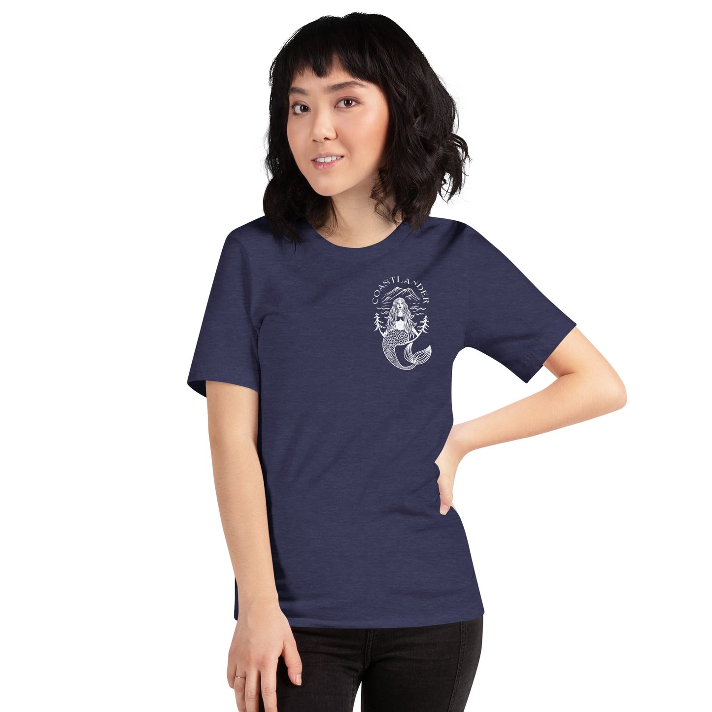 Design of Coastlander Mermaid Design - Unisex t-shirt , the colour is