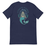 Design of Coastlander Mermaid Design - Unisex t-shirt , the colour is Navy