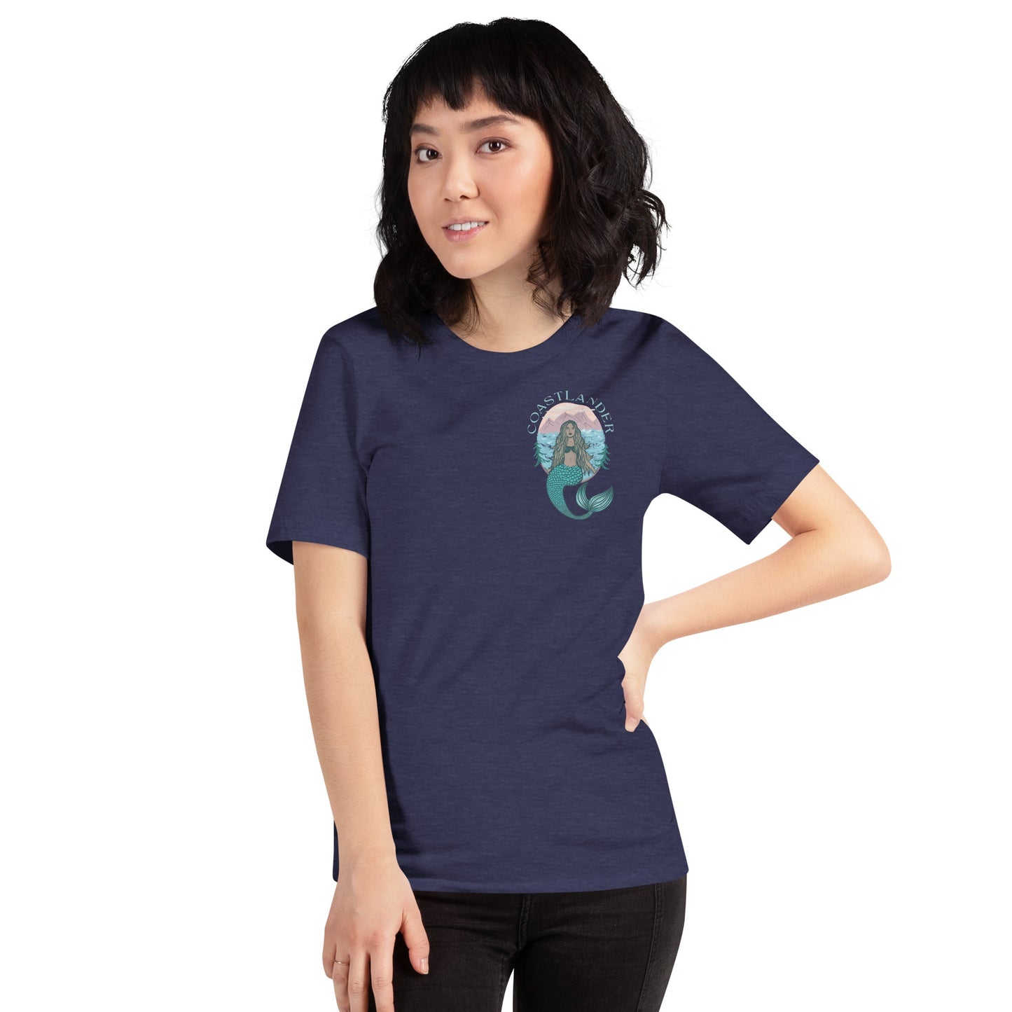 Design of Coastlander Mermaid Design - Unisex t-shirt , the colour is
