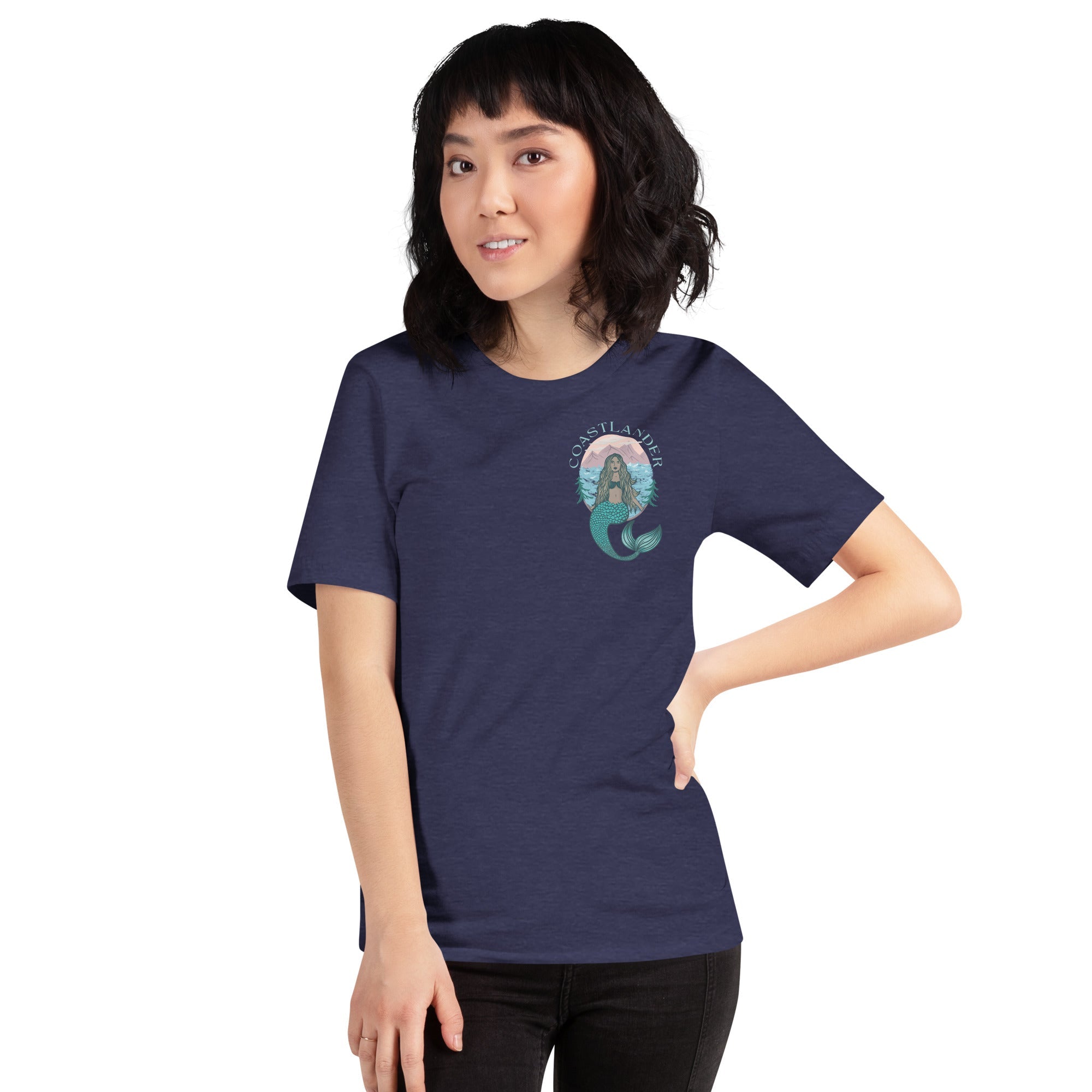 Design of Coastlander Mermaid Design - Unisex t-shirt , the colour is