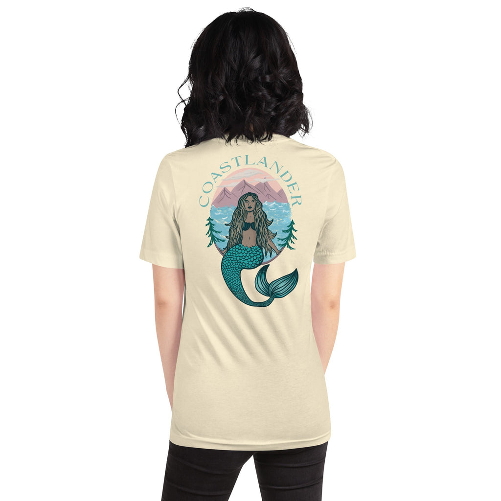 Design of Coastlander Mermaid Design - Unisex t-shirt , the colour is Natural