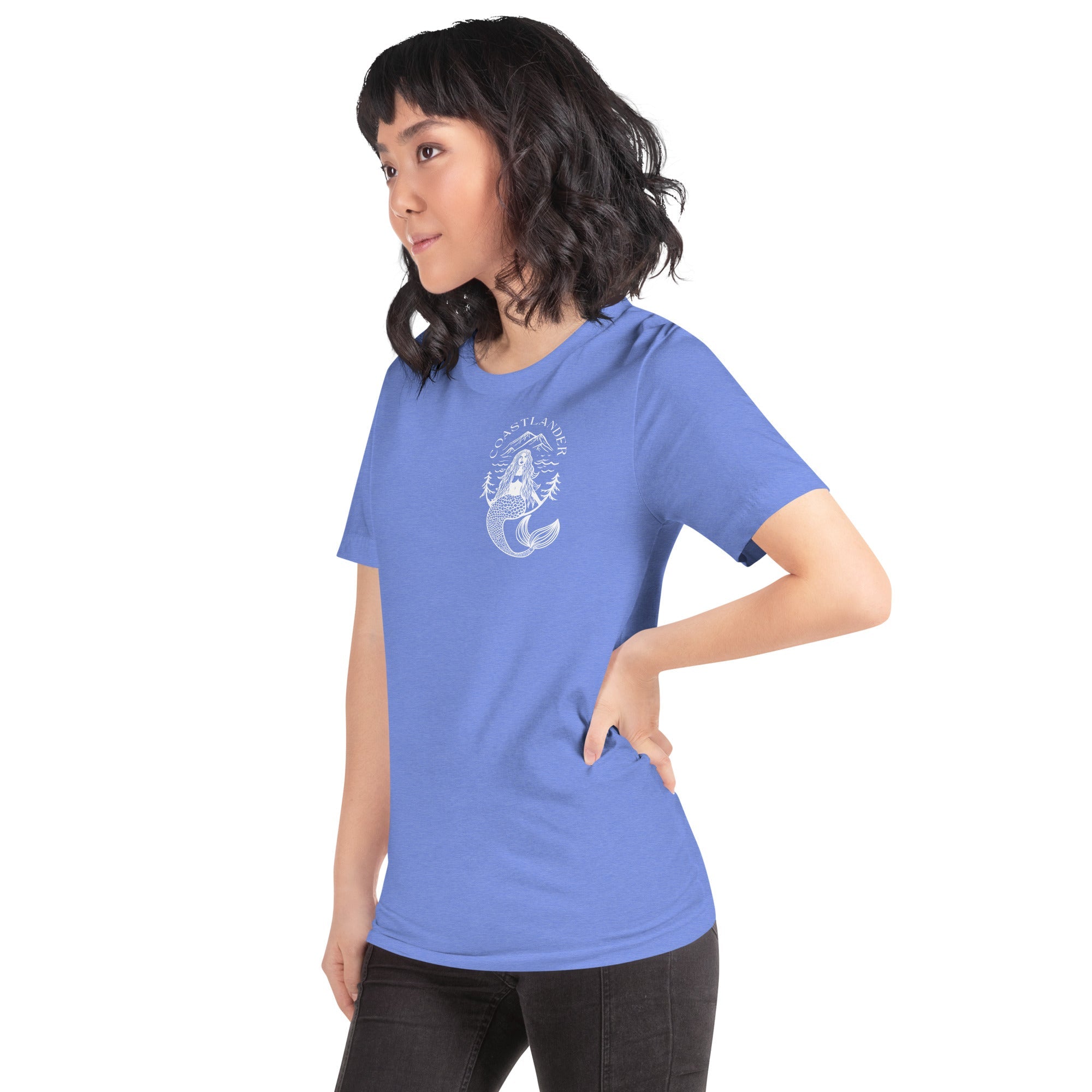 Design of Coastlander Mermaid Design - Unisex t-shirt , the colour is