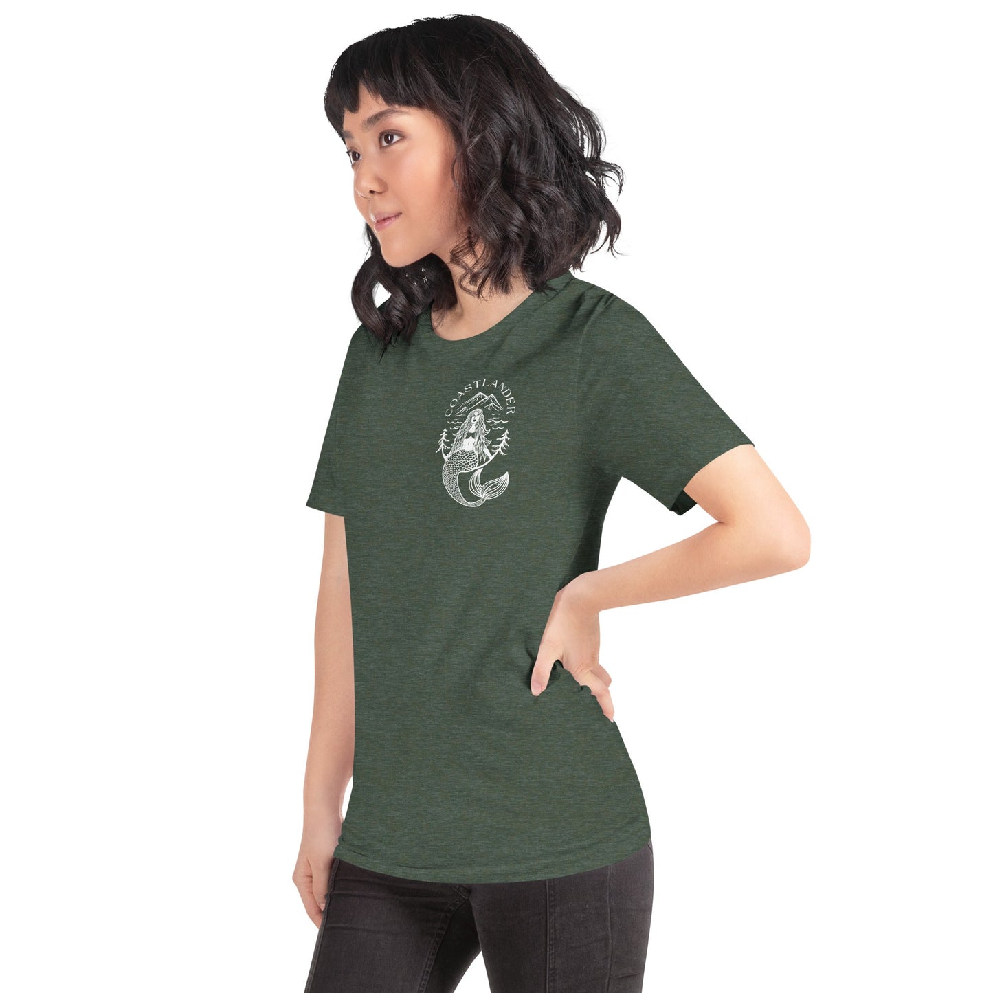 Design of Coastlander Mermaid Design - Unisex t-shirt , the colour is