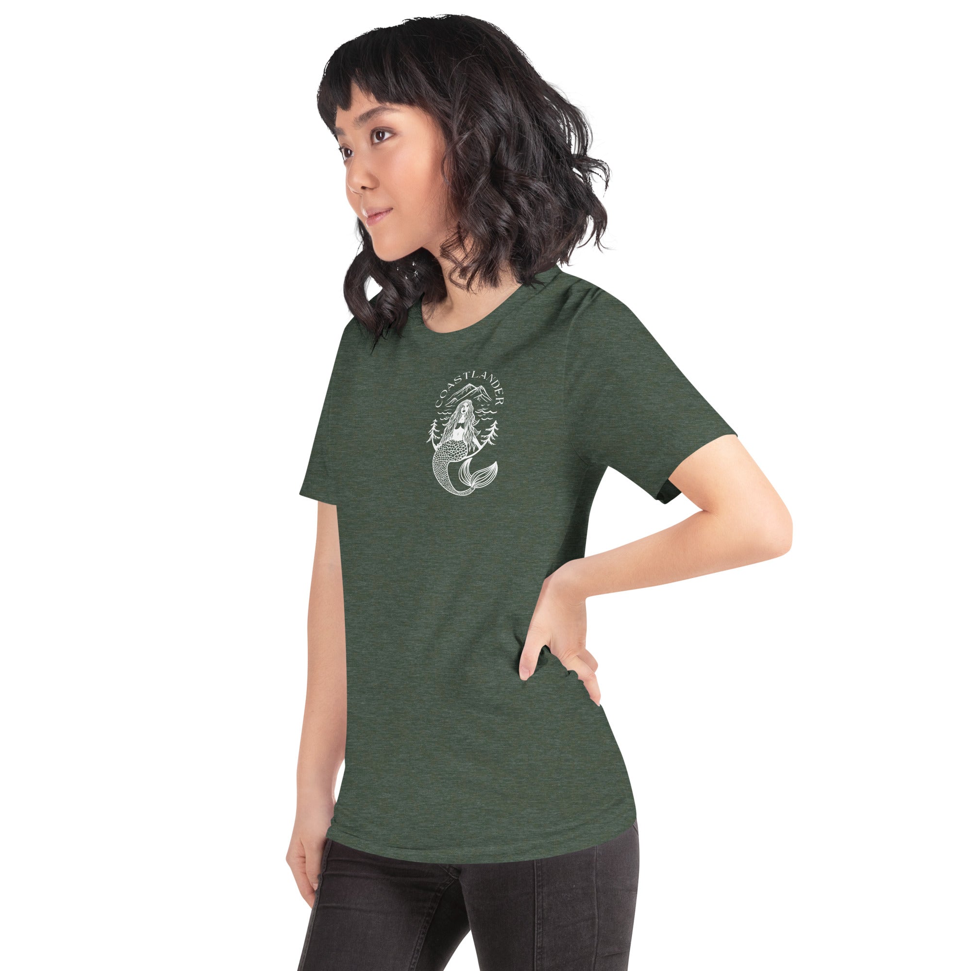 Design of Coastlander Mermaid Design - Unisex t-shirt , the colour is