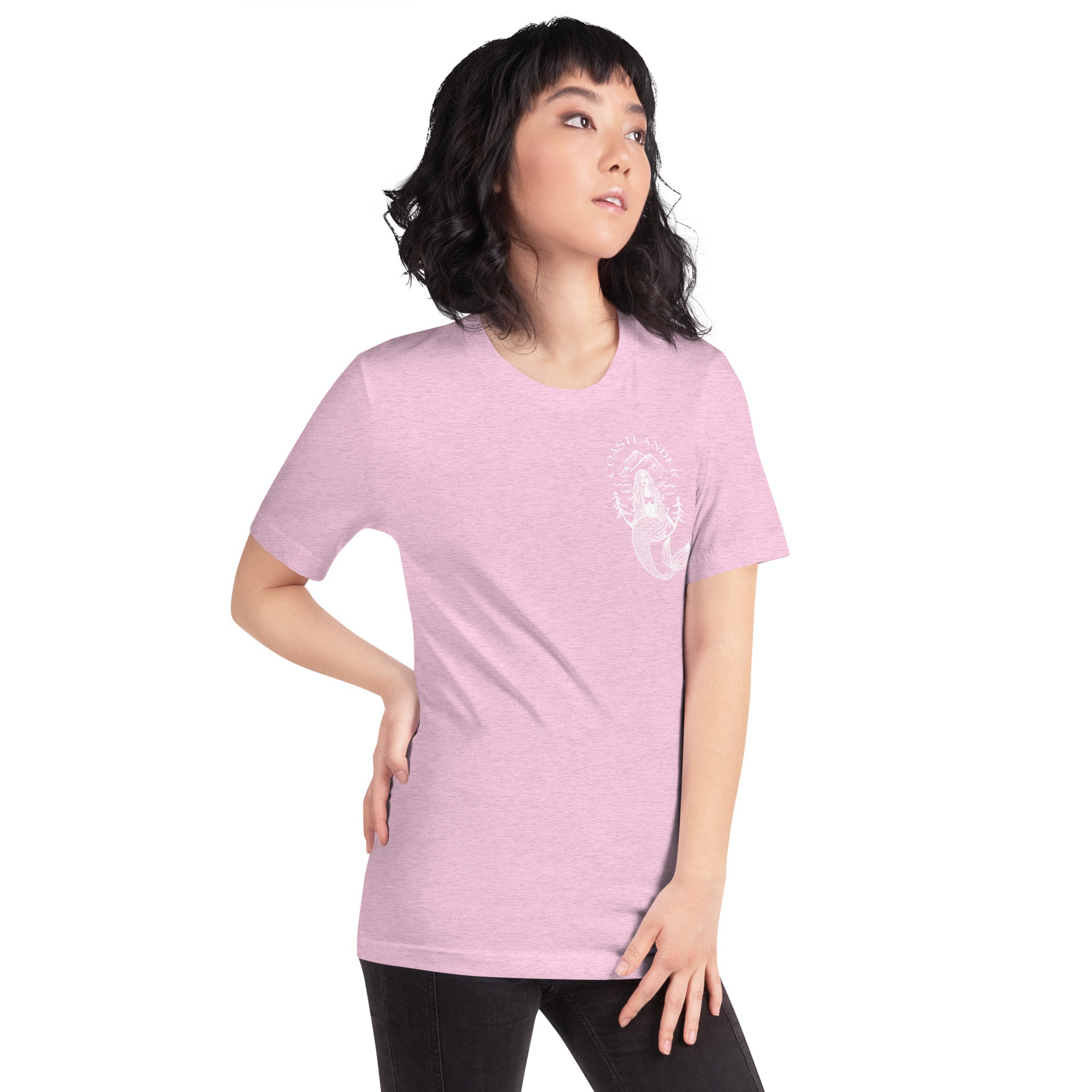 Design of Coastlander Mermaid Design - Unisex t-shirt , the colour is