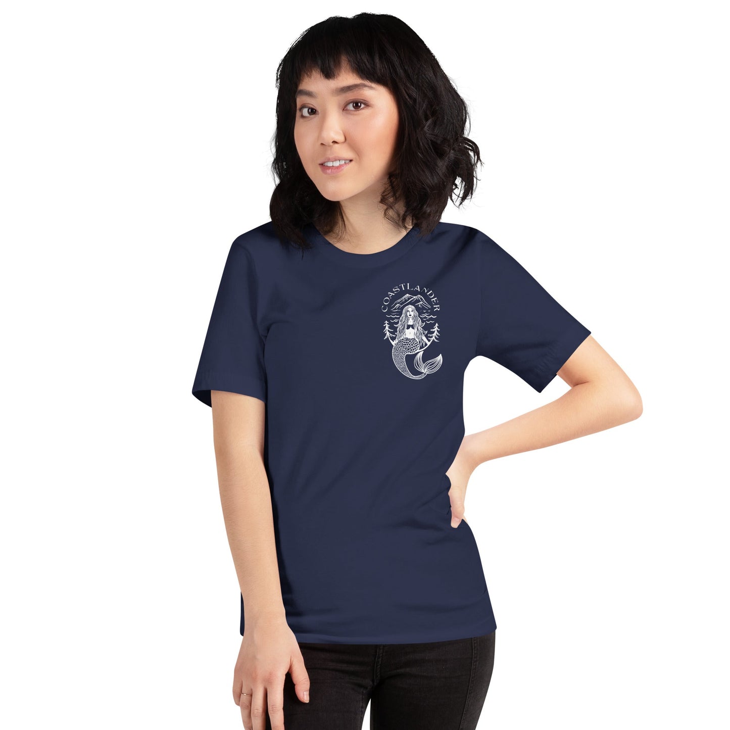 Design of Coastlander Mermaid Design - Unisex t-shirt , the colour is