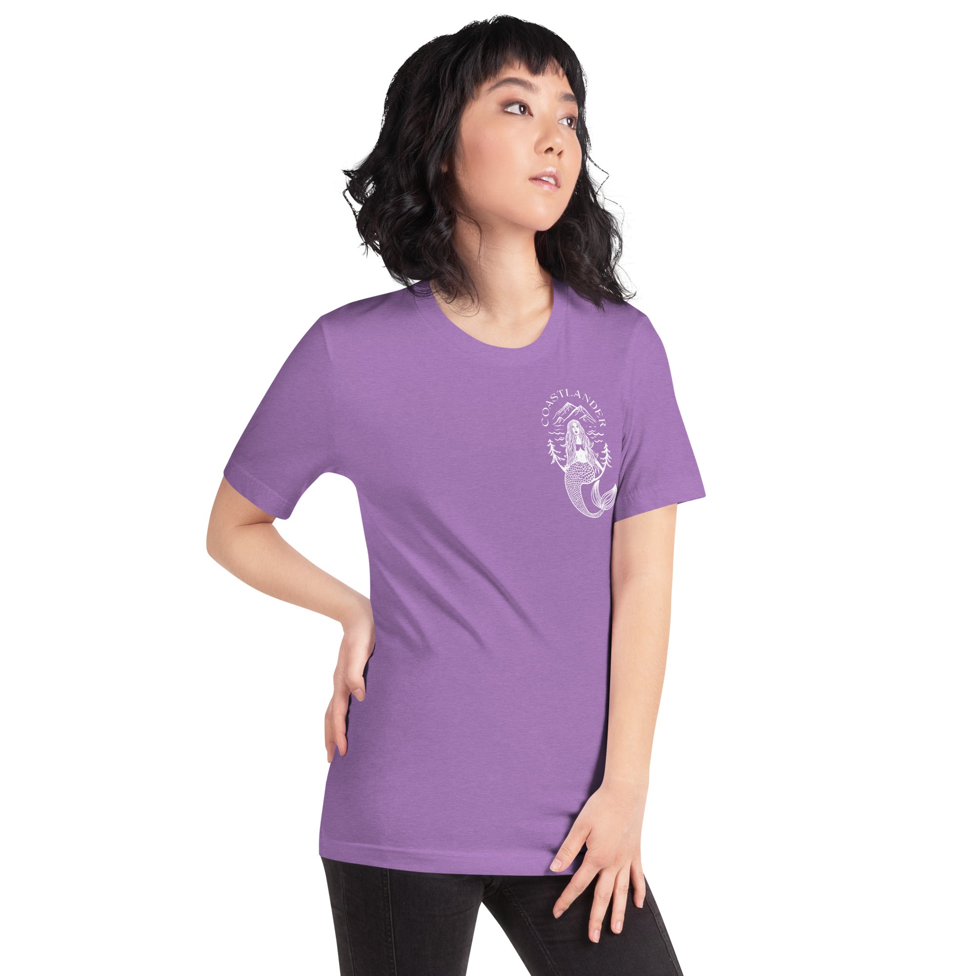 Design of Coastlander Mermaid Design - Unisex t-shirt , the colour is