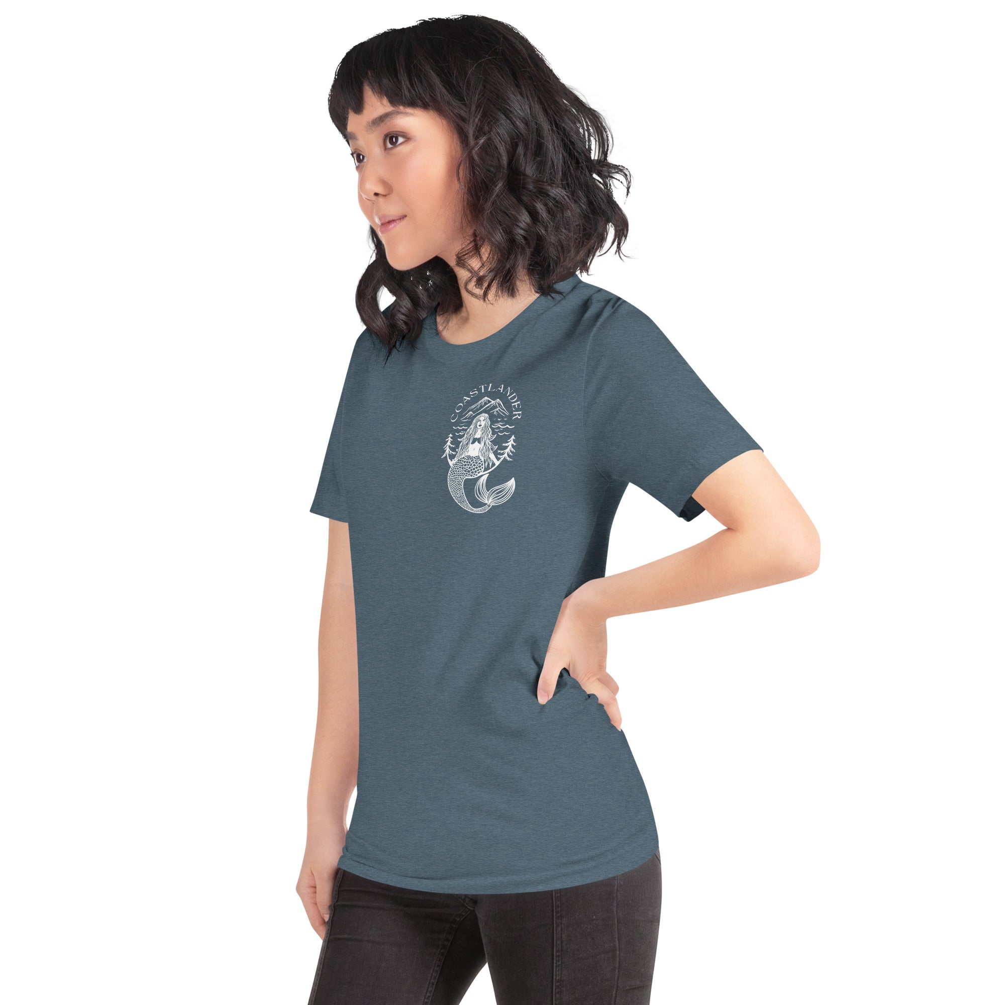 Design of Coastlander Mermaid Design - Unisex t-shirt , the colour is