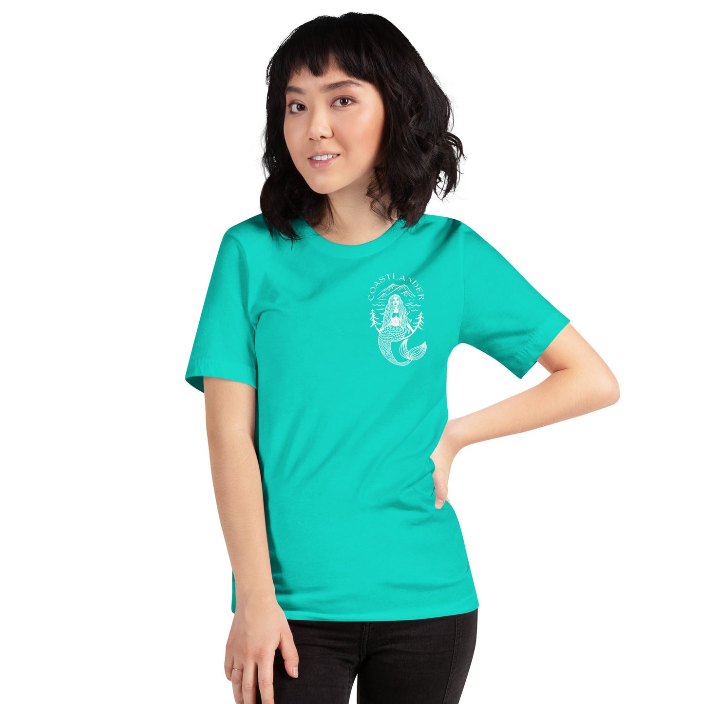 Design of Coastlander Mermaid Design - Unisex t-shirt , the colour is