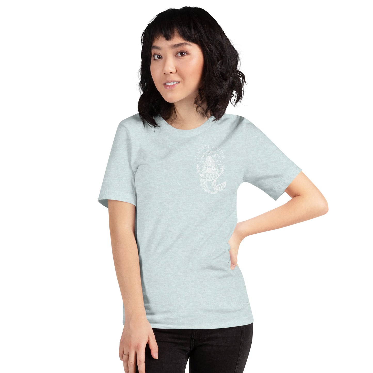 Design of Coastlander Mermaid Design - Unisex t-shirt , the colour is