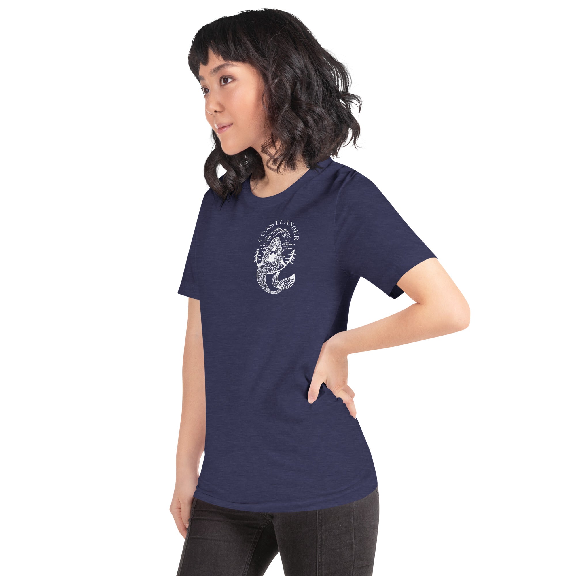 Design of Coastlander Mermaid Design - Unisex t-shirt , the colour is
