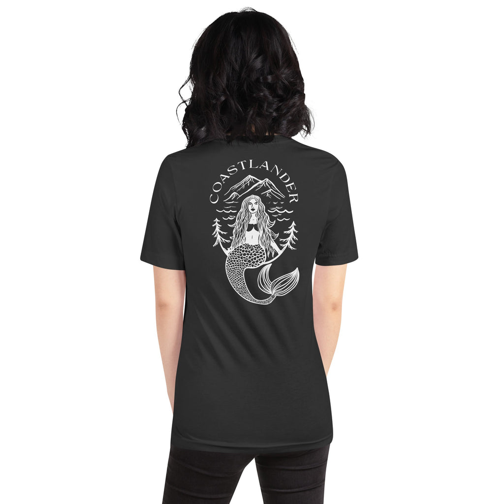 Design of Coastlander Mermaid Design - Unisex t-shirt , the colour is Dark Grey